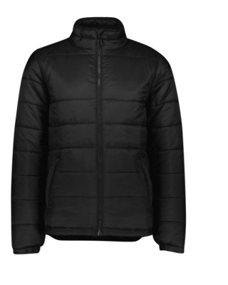 Men's Puffer Jacket-Black:Black