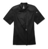 Men's S/S Chef Jacket with zip 