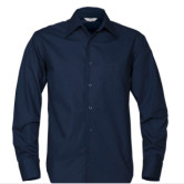 Men's Metro L/S Shirt - Navy 